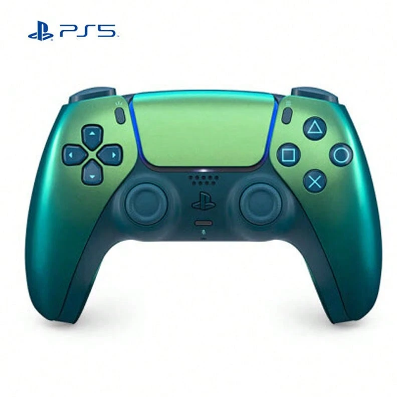 Pato verde puro y colorido