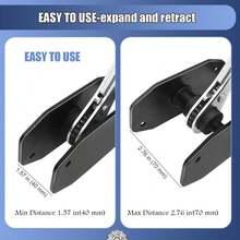 Outil universel 4-en-1 pour compresseur de piston d'étrier de frein à disque, outil d'expanseur d'étrier de frein, écarteur de piston à cliquet pour la réparation et l'installation des freins automobiles, bleu