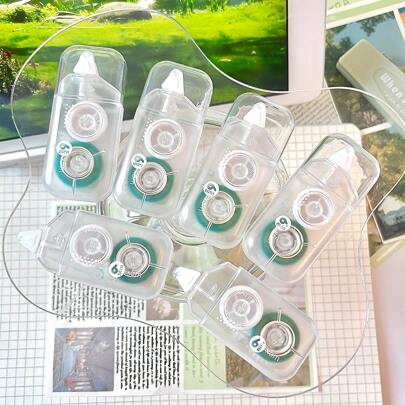 4 包/6 包透明点状胶带，6 毫米 X 6 米双面胶带，适用于日记用品、剪贴簿用品、礼品包装、照片胶带和 DIY 工艺品