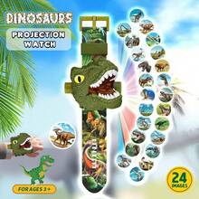 Dinosaur Projection Watch, Children's Electronic Watch Toy, Toddler Watch With 24 Cartoon Images, Gift For Birthday, Halloween, Christmas, Anniversary - Multicolor - View 13