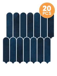 1 件/10 件哑光 3D 瓷砖贴纸，鱼鳞墙板，厨房 PVC 即剥即贴防溅板瓷砖，3D 防水瓷砖贴纸，浴室装饰，家居装饰