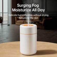 AOYI Humidifier-Portable, Colorful, Suitable For Bedrooms And Offices- Silent Operation, USB Power Supply