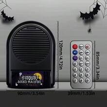 Brinquedo Eletrônico com Controle Remoto e Sons de Terror, 30 Tipos de Sons Assustadores, Dispositivo Eletrônico com Controle Remoto, Adequado para Casa, Escritório, Brincadeira Malévola Entre Amigos, Presentes do Dia da Mentira e Halloween