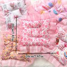 1 علبة عرض الدمية، قابلة للطي من الأعلى شفافة محمولة مع وسادة، صندوق عرض الدمية، حاوية تخزين محكمة الغبار