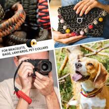 550 Paracord, 4mm, 7 Strand Core, Type III Nylon Rope, Parachute Cord, Suitable For Outdoor, Camping, DIY Crafts