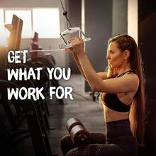 Tricep Press Down Cable Machine Attachment For Weight Workout, LAT Pulldown Attachments, Home Gym Accessories, Triceps Pull Down Attachment, Cable MachineAccessories For Arm Strength Workout Training - Multicolor - View 10