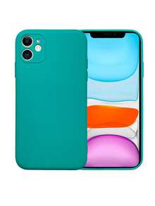 Carcasa de Silicón Flexible Multicolor – Protección Completa para tu Smartphone - Verde - Ver 1