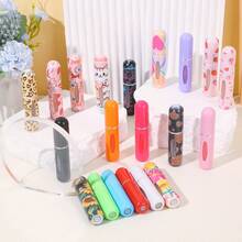 5ml, Botella recargable, Botella con atomizador, Botella con atomizador recargable, Botella de recarga de perfume, Tamaño pequeño, Portátil, Suministros personales recargables para exteriores, Útiles escolares, Recarga de cosméticos, Adecuado para: Camping al aire libre, Viajes, Senderismo, Recarga de perfume, Maquillaje, Botella de agua, Útiles escolares - Multicolor - Ver 3
