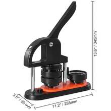 Button Maker Machine, 2.28 Inch/58mm Pin Maker, Installation-Free Badge Punch Press Kit, Children DIY Gifts Button Making Supplies With 500pcs Button Parts, Circle Cutter, Magic Book - Multicolor - View 10