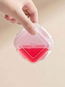 Customized Mini Food Storage Containers,Personalized Kitchen Lunch Box Fridge Sealed Portioning Boxes, Rectangular Plastic Sealed Storage Box,Small Food Container Plastic Sealed Box, Multifunctional Condiment Box, 2 Oz Plastic, Sealable Lids, Stackable, Multipurpose, Portable For Snacks, Fruits, Oats, Travel & Home Organization, Baskets, Bins & Containers For Home Organization, Kitchen Supplies School Supplies,Back To School - Multicolor - View 4