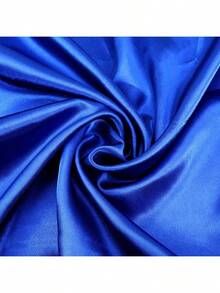 蓝色缎纹面料婚纱新娘奢华风格斜纹厚缎设计师礼服服装面料按米缝制 - 彩色 - 查看 12