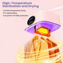 Portable Clothes Dryer, Mini Dryers For Laundry, Small Foldable Electric Compact Drying Machine For Travel,RV, Home & Apartment, With Dry Bag - 查看 2