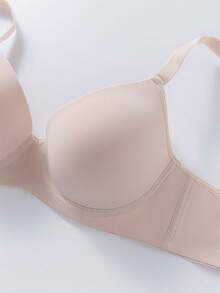 3PCS Women's Solids Underwire Bra Pushup Bras -No Padding, High Support And Anti-Sagging Adult