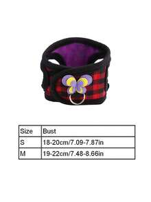 1 Set Adjustable Harness And Leash With Bow Tie - Suitable For Rabbits, Ferrets, Lizards, Guinea Pigs, Hamsters And Other Small Animals