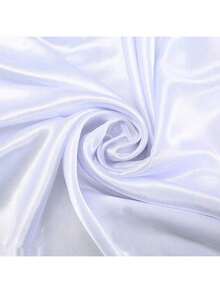 蓝色缎纹面料婚纱新娘奢华风格斜纹厚缎设计师礼服服装面料按米缝制 - 彩色 - 查看 15