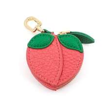 Minimalistische süße Obst-förmige Schlüsselanhänger, Münzbörse, Erdbeere, Kirsche, Blaubeere, Mini Obst Serie, Ornament für Taschen