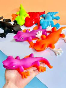 1PC Taba Squishy, Soft Relaxing Simulated Gecko, Lizard, Animal Squeeze Toy, TPR Soft Gel Stress Relief Toy, Adorable Fun, Christmas Gifts, Party Favors, Gift Bag Fillers, Kids Toys, Boys Games, Girls Games, Kids Games, Fidget Toys For Kids, Portable Fidget Squeeze Toy For Your Desk And On The Go, Ideal Holiday Gift.