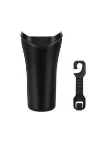 1/2 件汽车收纳袋，悬挂式汽车收纳袋，车用雨伞收纳桶 - 带挂钩、杯架和雨伞架的汽车垃圾桶，用于车辆整理的塑料汽车座椅靠背收纳袋，时尚实用的设计 - 彩色 - 查看 9