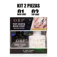 OBP C & G Kit Gel Top Coat Y Base Coat Para Uñas 7.5ml - transparente - Ver 4