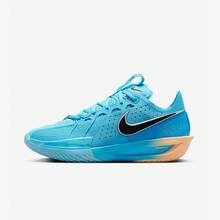 Nike Men's GT Cut 3 Low-Top Casual Basketball Shoes - Blue - View 2