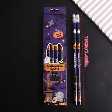 6 Stücke Halloween Party Bleistift Geschenkbox Set, geeignet für Trick or Treat Partys, Klassenraum Preise, Geschenktüten Füllungen, mehrteiliges Party Zubehör Geschenkbox