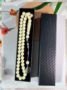 礼盒装 45 颗亚克力念珠 Tasbih/Misbaha 祈祷珠，糖果色 - 彩色 - 查看 12