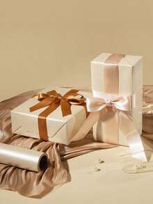 1 卷哑光金属包装纸，纯色纸，礼品包装纸，非常适合婚礼、情人节、生日、圣诞节、DIY 花束、金属质感圣诞礼品包装纸、配饰 DIY 圣诞元素装饰纸、纯色图案、哑光包装纸（米色珠光）