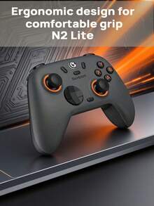 GAMESIR N2 Lite Game Controller With Upgraded Hall Effect Joystick, Tri-Mode Connection, Zero-Delay Mechanical Buttons, 1000Hz Polling Rate, Ergonomic Design, Comfortable Grip, Conductive Silicone ABXY Keys, Space Gray - Space Gray - View 1