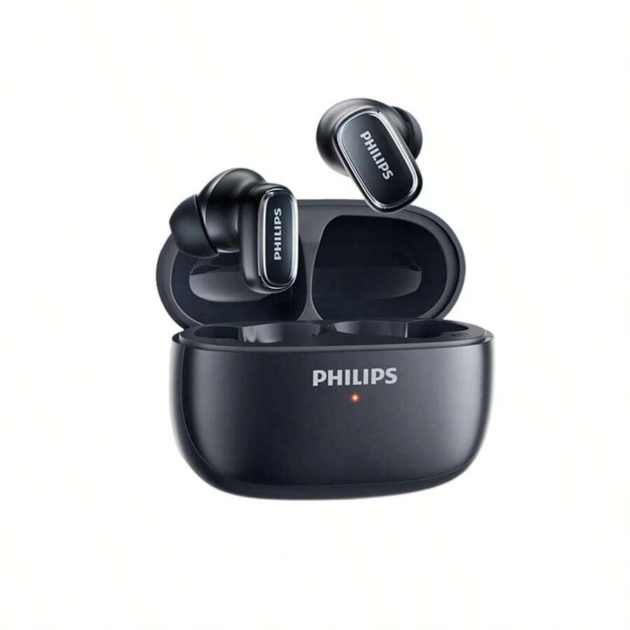 PHILIPS TAT2569 Bluetooth Headset, Low Energy Consumption, Long Battery Life, Dual Noise Cancellation, Clear Calls, Fitness/Sports, Waterproof And Dustproof, Heavy Bass, For Music And Gaming, Blue