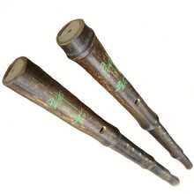 1支古典素面紫色竹制六孔竖笛，高品质F/G调天然竹制管乐器，专业乐器，手工光滑表面，音乐爱好者礼物，适合初学者和专业人士，传统竹制木管乐器，音质纯正。 - 彩色 - 查看 8