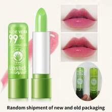 Bálsamo Labial Natural Hidratante de Aloe Vera - Gloss Labial Mudança de Cor, Conjunto de Bálsamo Labial e Máscara, Nutritivo para os Lábios, Cuidado Diário dos Lábios Para Homens e Mulheres, Ótimo para Presentes de Halloween e Natal