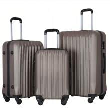 WALIZKA PODRÓŻNA ABS - Brown - View 10