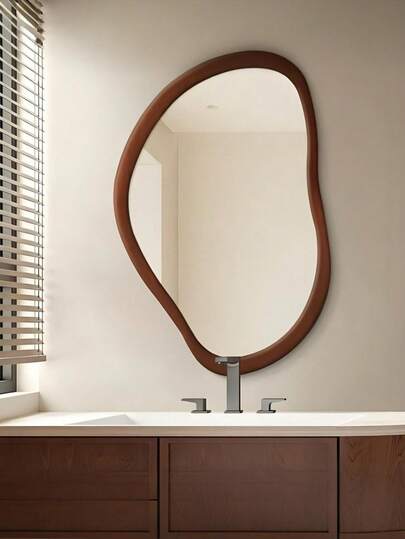 40cm X 30cm非常实用的家用化妆镜壁挂式复古风格墙面装饰客厅装饰浴室镜子