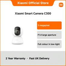 Xiaomi Smart Camera C300 3 Megapixel F1.4 Large Aperture Full Colour In Low-Light Al Human Detection - White - View 1