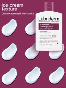 Lubriderm 1瓶（177毫升）露得清红色无香型润肤乳，高保湿修护，专为干燥肌肤设计，富含维生素B5、维生素E和燕麦仁油，质地如冰淇淋般柔滑，适合秋冬季干燥敏感肌肤使用。 - 紅色無香177ml - 查看 2