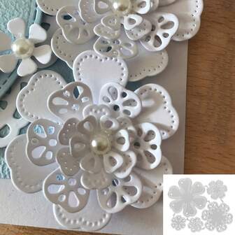 1pc Flower Cutting Sheet Die Scrapbooking Card Making Album Paper Decoration Cutting Machine