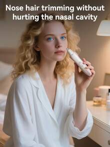 MIGUAN 4-In-1 Electric Shaver And Trimmer Set: Nose Hair Trimmer, Eyebrow Trimmer, Body Hair Trimmer, USB Rechargeable - Multi-Functional Body Groomer, Perfect Gift For Women - Pink - View 5