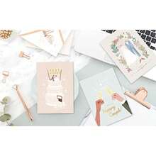 CZ Wedding Cards For The Bride And Groom With Envelopes 5x7 Pack Of 10 Assorted Cards Blank Notes For Wedding Congratulations Card Bridal Showers Engagement Parties Chic Designs With  Foil 5837 - 如圖 - 查看 5
