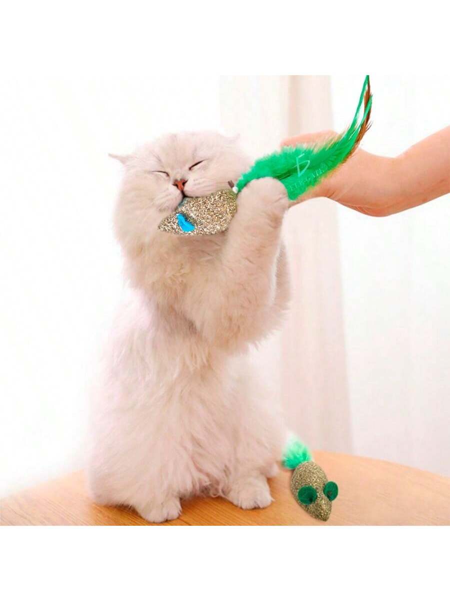 Pelotas de hierba gatera, juguete para gatos