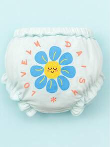 Kit Of 4 Cotton Diaper Cover Panties With Animated Prints - Màu Hồng baby - Xem 2