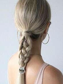 1pc Gothic Skull Metal Hair Tie, Elegant Design, Suitable For Halloween Cosplay And Party, Gift, Ponytail Holders, Hair Elastics, Hair Rubber Bands, Scrunchies, Elastic Hair Tie, Autumn Outfits