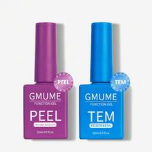 Kit de esmalte de uñas de gel de alta brillo y larga duración, incluye: Top Coat sin necesidad de limpiar, Base Coat, Top Coat reforzado, Removedor mágico, Top Coat mate, Base Coat de goma, Aceite para cutículas, Gel 5 en 1, Imprimador pH, Base Coat pelable. Para manicura en casa y profesional con efecto de uñas de gel que se puede despegar.