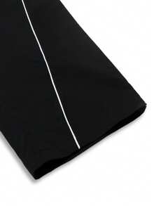 1pc Tween Boys Casual Solid Color Drawstring Cargo Pants, Daily Streetwear Tween Boys Cargo Pants