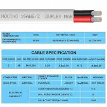 10 Gauge Marine Wire,10 AWG 30ft Duplex Marine Grade Wire Tinned Copper Oxygen-Insulated Red& Black Electrical Cable For Boat/Automotive/RV/Camper/Trailer - 6 gauge - 查看 6