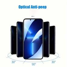 2 片装磨砂隐私屏幕保护膜，兼容 9H 防偷窥陶瓷磨砂屏幕保护膜隐私膜，非玻璃材质，陶瓷磨砂隐私膜，适用于 16ProMax/16E/16Plus/兼容 iPhone15ProMax/14/13/12/11/XR/X/XS/7/8，2.5D 防指纹磨砂隐私屏幕保护膜（6.1 英寸），全覆盖陶瓷磨砂隐私屏幕保护膜屏幕保护必需品，适用于日常防护、办公室、家用手机屏幕保护膜手机配件防水防震防摔防刮 - 黑色 - 查看 8