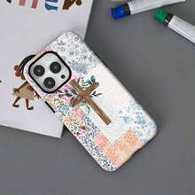 1 pieza de funda de teléfono a la modaNo incluye cordón ni soporte. CruzRetazosFeDiseño-oPatrónPelículaTeléfonoCasoEscarchadoPara17Aire/16/15/14/13/12ProfesionalMax14151617Plus11/X/Xsmax/Xr//8/SeEngrosadoDoble Capa2 en 1A prueba de caídasProtectorCasoAnti-amarilleoYBrillanteColores - Negro - Ver 2
