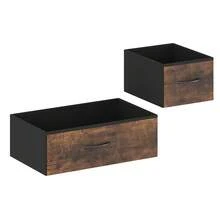 Cómoda para TV con estación de carga y estantes abiertos, cómoda de tela con 9 cajones y cubierta de madera, amplia cómoda de almacenamiento para sala, pasillo y entrada (39 x 11.8 x 33.9 pulgadas) - Marrón - Ver 6