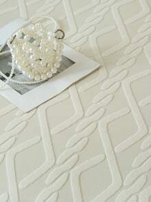 1pc 1/2/3/4 Seat Elastic Diamond Patterned Sofa Cover - Sofa Set, Thick Jacquard Velvet Fabric Sofa Protective Cover, Suitable For Living Room, Study, Office Sofas