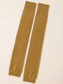 Épais Jambières Doublées de Polaire Montant Jusqu'aux Genoux, Jambières Chaudes, Protège-Genoux, Convient pour l'Automne/l'Hiver