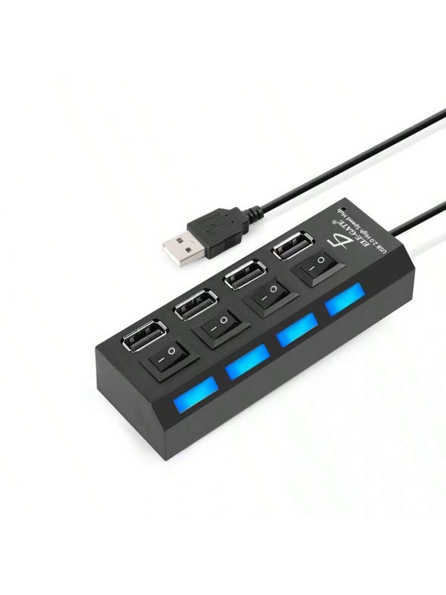 Hub USB 2.0 Tipo C con 4 puertos